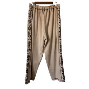 All American Comfort Tan Elastic Waist BOHO Cottagecore Casual Sweatpants 1X